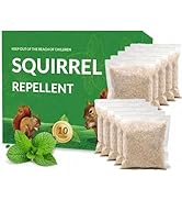 Extra-Strength Squirrel Repellent, Natural Mint Chipmunk Deterrent for Outdoor Use, Helps Keep Sq...