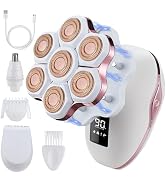 UPTARD Women's Electric Razors for Women Legs Pubic Facial Hair Removal 3 in 1 Womens Electric Sh...
