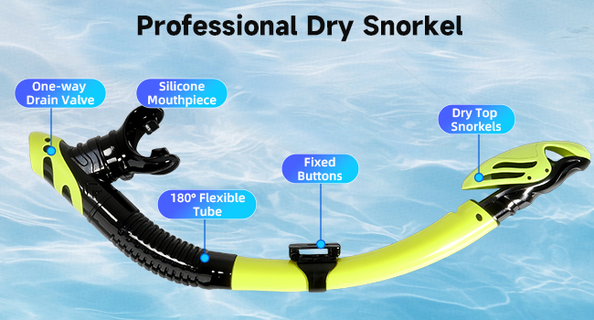 snorkel mask;snorkel;snorkel set;snorkeling gear for adults;snorkeling mask;diving goggles