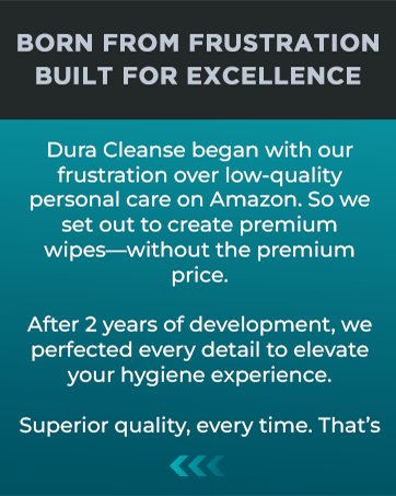 Duracleanse Men's Wipes