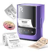 POLONO PM220S Label Maker Machine with Tape, 2 Inch Bluethooth Portable Thermal Label Printer for...