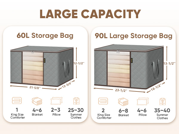 clothes storage bag