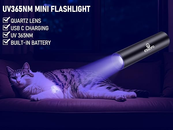 ESGOFO UV 365NM MINI FLASHLIGHT