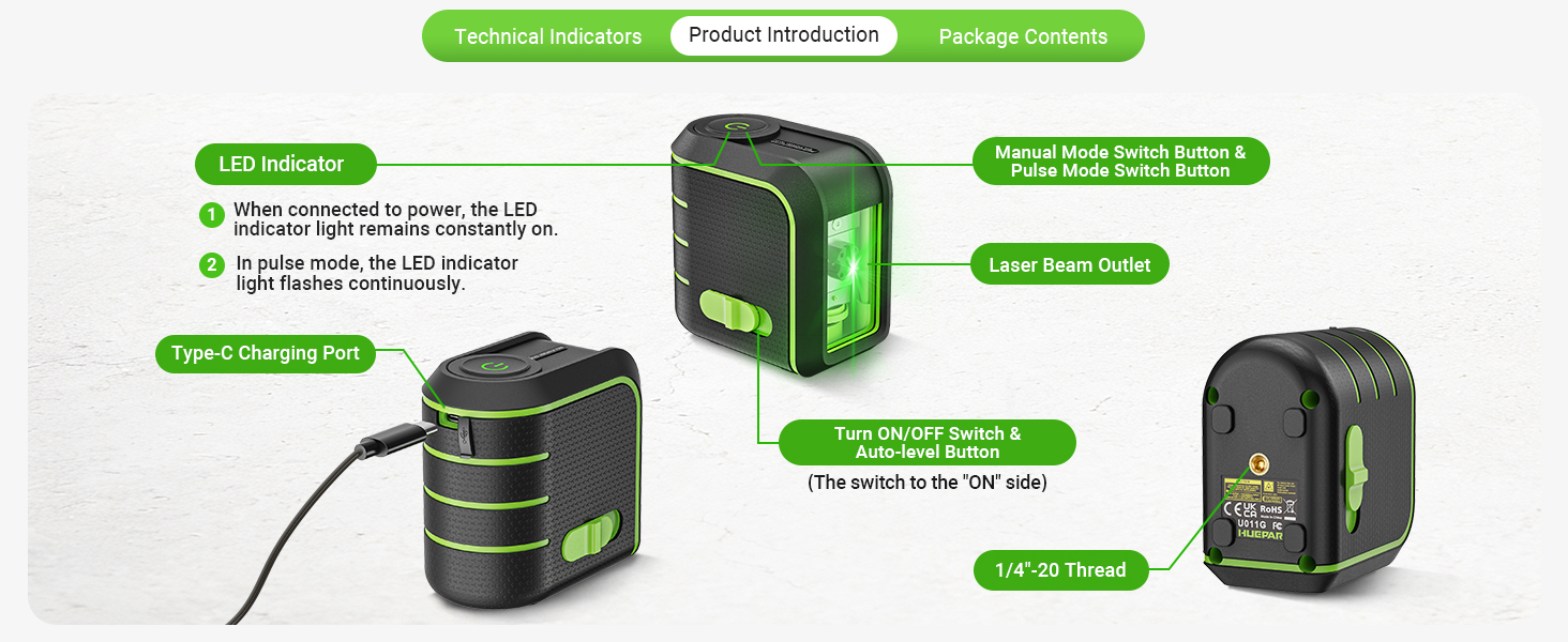 rechargeable laser level
