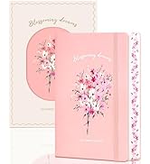 MINICAGIE Lined Journal Notebook for Women 320 Pages Thick Floral Diary A5 Aesthetic Hardcover Jo...