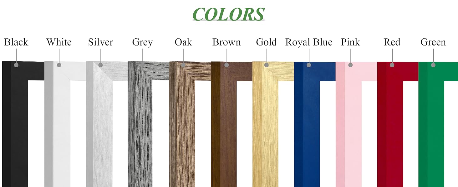 Double Picture Frame with 11 Colors