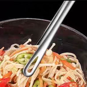 Korean BBQ Tongs Stainless Steel Grill Tongs Tweezers Pasta Salads Tongs Cooking Kitchen Tongs