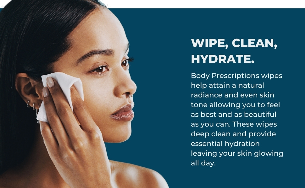 Wipe, Clean, Hydrate.