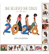 2026 Calendar - 2026 Wall Calendar, Jan. 2026 - Dec. 2026, 12" X 24"(Open), African American Cale...