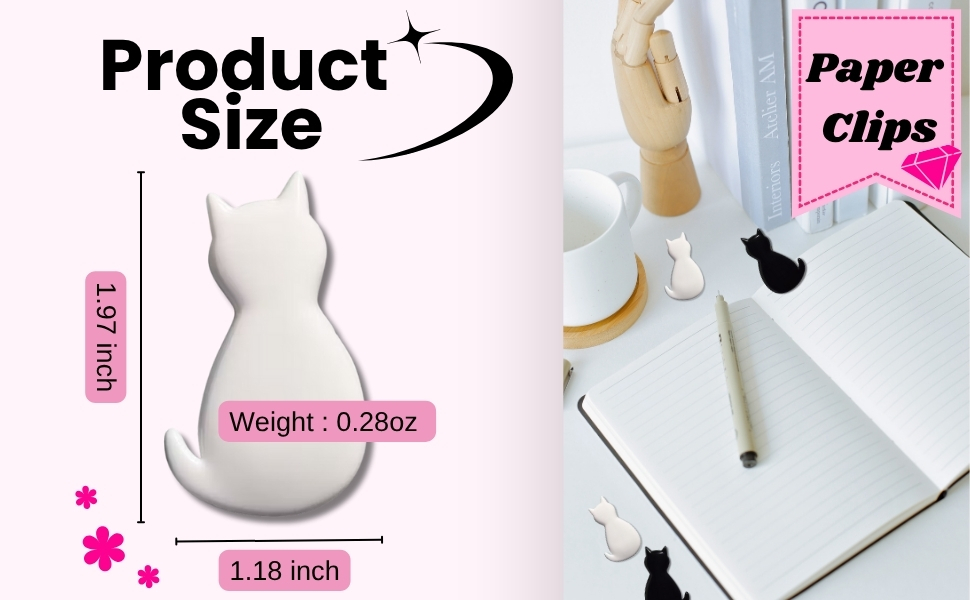 paper clips bag clips cute animal chip clips binder clips chip clips bag black cat decorclips food