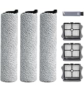 keluke Roller Brush and Filter Replacement Compatible with Tineco iFloor 3/ Floor One S3 Cordless...