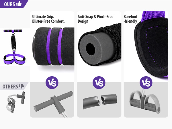 exercise bands with handles