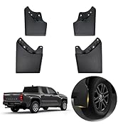 Hiseanllo Mud Flaps Compatible with Toyota Tacoma 2024, No Drilling Front and Rear Mud Guards 4PC...