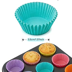 Rainbow Mini Cupcake Liners