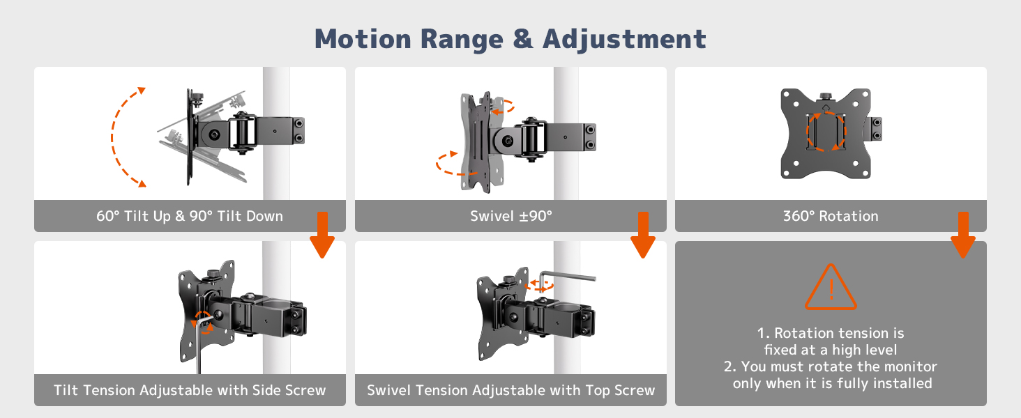 Motion Range & Adjustment