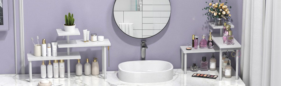 bathroom makeup organizer, bathroom rack organizer
