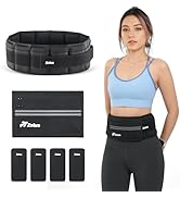 ZELUS Weighted Belt, Z-Fit Adjustable Weighted Belt for Men Women with Removable Silicone Soft Ir...