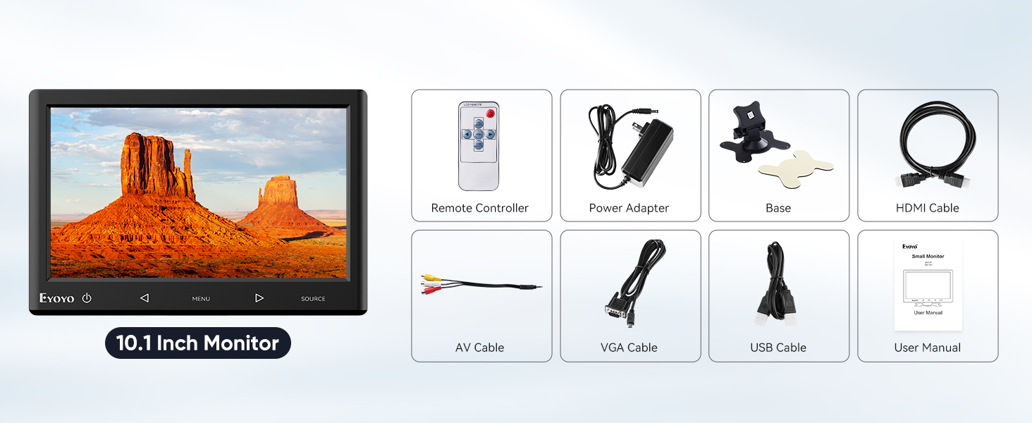 Eyoyo 10 Inch Small HDMI Monitor