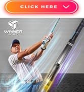 WINNER SPIRIT Miracle 205 Golf Swing Tempo Master Backswing Training Aid Back Swing Trainer Speed...