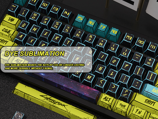 Dye-sublimation Keycaps