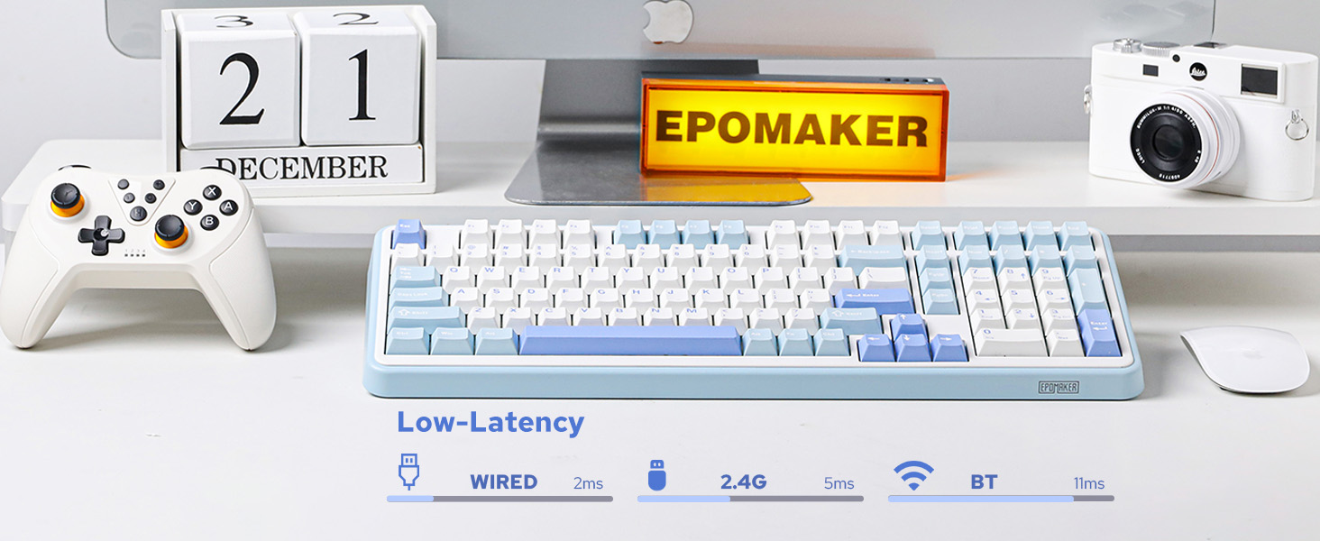 a keyboard with a sign that says epiphone.