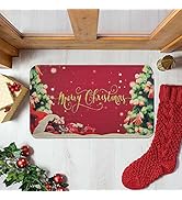 kukli kitchen Merry Christmas Trees Christmas Decorative Doormat (30