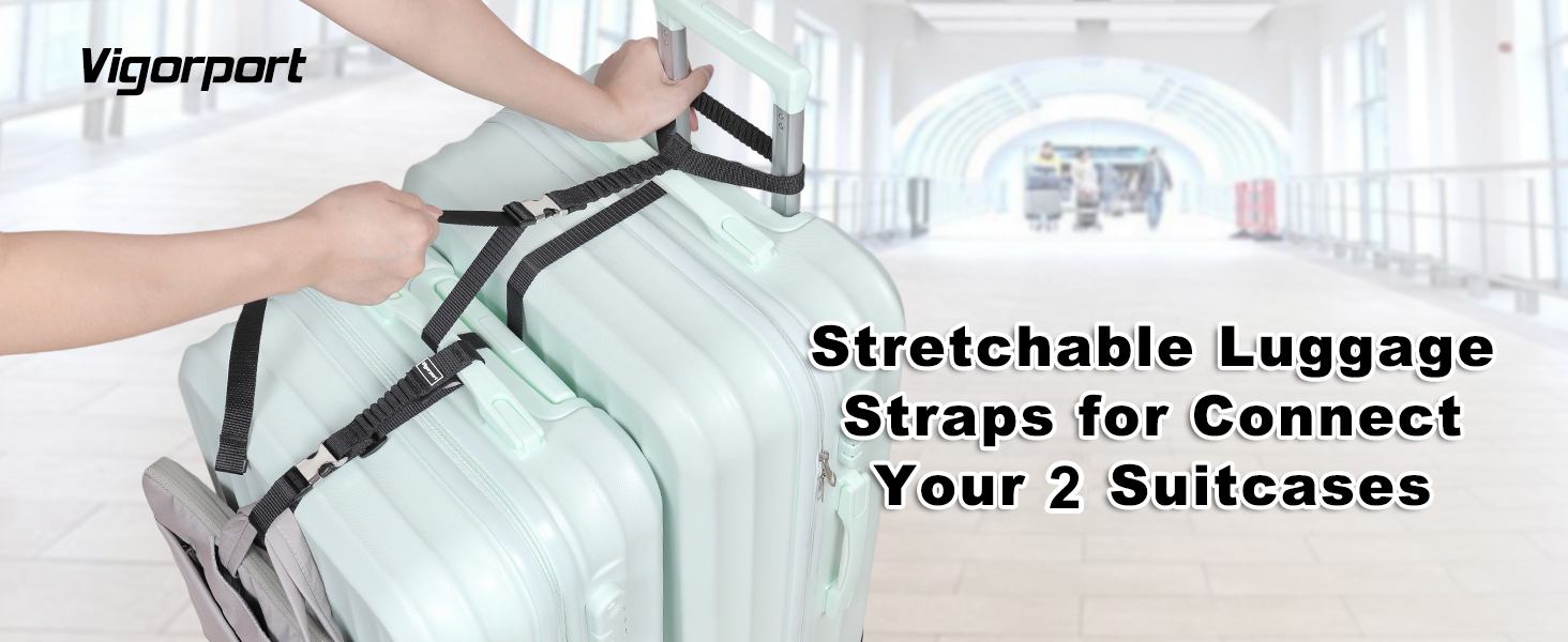 luggage connector straps for suitcases
