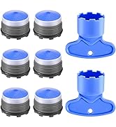 Faucet Aerator M18.5, WeeVeni 6PCS Aerator Replacement for Sink Faucet Flow Restrictor, Kitchen C...