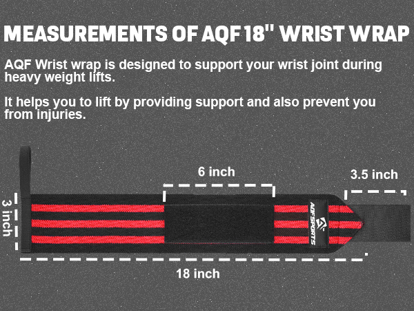 the wrist wrap is designed to support your wrist joint during the weight lifts.