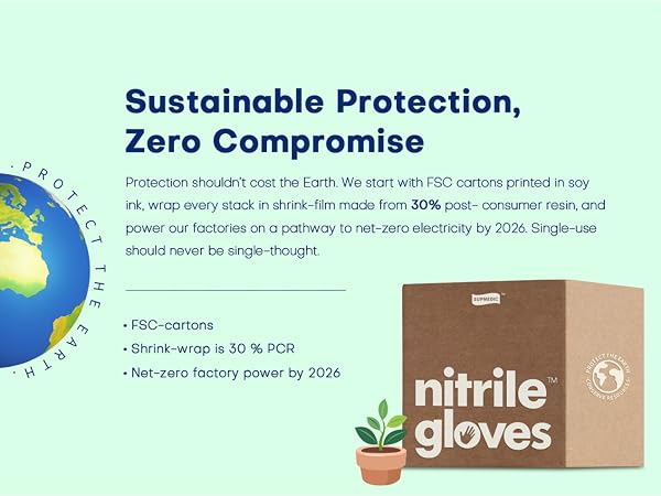 gloves package and factory provide Sustainable protection and zero compromise