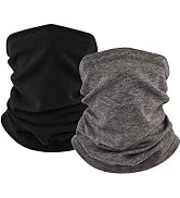 EXski Winter Neck Gaiter Warmer, Soft Fleece Face Mask Scarf for Cold Weather Skiing Cycling Outd...