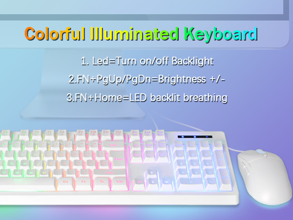 light up led keyboard