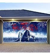 Trgowaul Happy Halloween Decorations, Happy Halloween Garage Door Decorations, Large Halloween Sc...