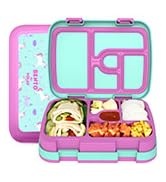 YOLAY Bento Box for Kids Lunch Box Leak-Proof, 5-Compartment Lunch Box Kids for Ages 3-10, Durabl...