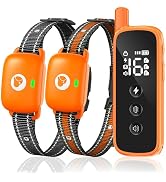 Heaflex Dog Shock Collar with Remote - Rechargeable 2600FT Dog Training Collar for 10-120lbs Dogs...