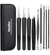 Teenitor Blackhead Remover Tools and Pimple Popper Tool Kit, 9 Pcs Stainless Steel Black Head Rem...