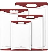 Extra Large Cutting Boards, Plastic Cutting Boards for Kitchen (Set of 4) Cutting Board Set Dishw...
