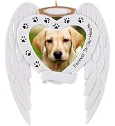 MAXORA Dog Memorial Photo Frame Ornament - Personalized Forever in Our Heart Dog Ornament - Dog S...