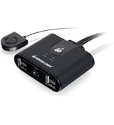IOGEAR USB 2.0 2x4 Peripheral Switching Hub - 2 PC Share To 4 USB Devices - Up To 480Mbps - Mobil...