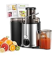 Juicer Machines, AIHEAL Juicer Vegetable and Fruit Easy to Clean, Centrifugal Juicer with 3 Speed...