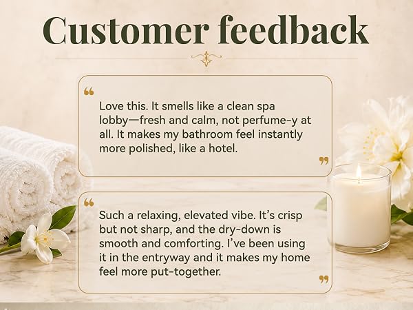 Customer feedback