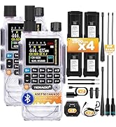 TIDRADIO TD-H3 GMRS Radio,Type C & Wireless Programming(4 Batteries,15.12" Antenna), 8-Band Long ...