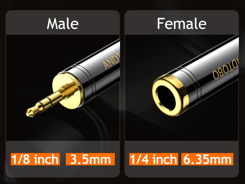 1/8" to 1/4" adapter