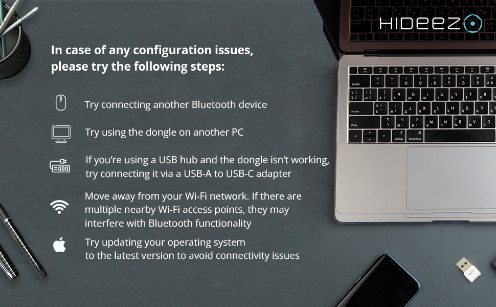 bluetooth dongle mac windows linux troubleshooting