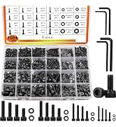 Taiss 1084PCS Metric Screws Assortment M2 M3 M4 M5 x 8mm/12mm/16mm/20mm and Nut/Washer/Wrenches 1...