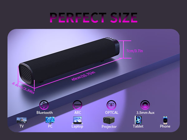 sound bar for smart tv