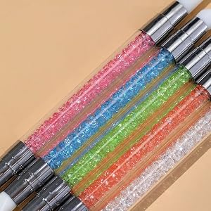 5 Pcs Dual-Ended Silicone Nail Art Pen Sculpture Tools