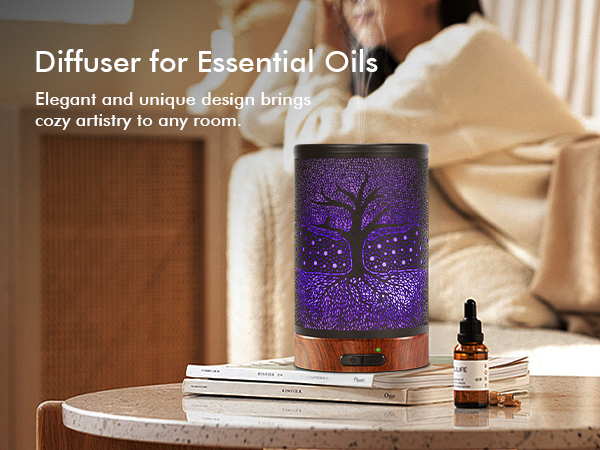 Metal Oil Diffuser Tree Life-2