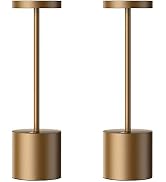 SAKRINGT 2 Pack Cordless Table Lamp Rechargeable,5000mAh Battery Powered Table Light, Dimming Por...