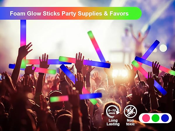 led foam sticks